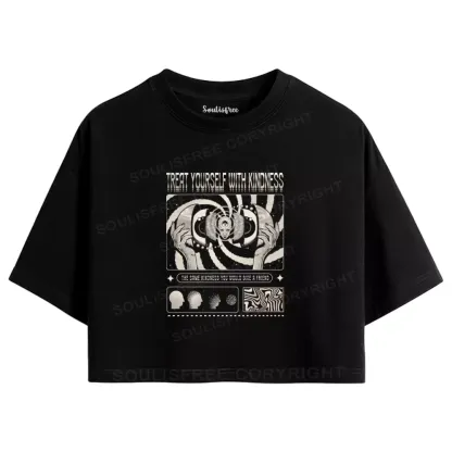 Treat Yourself With Kindness Crop Top