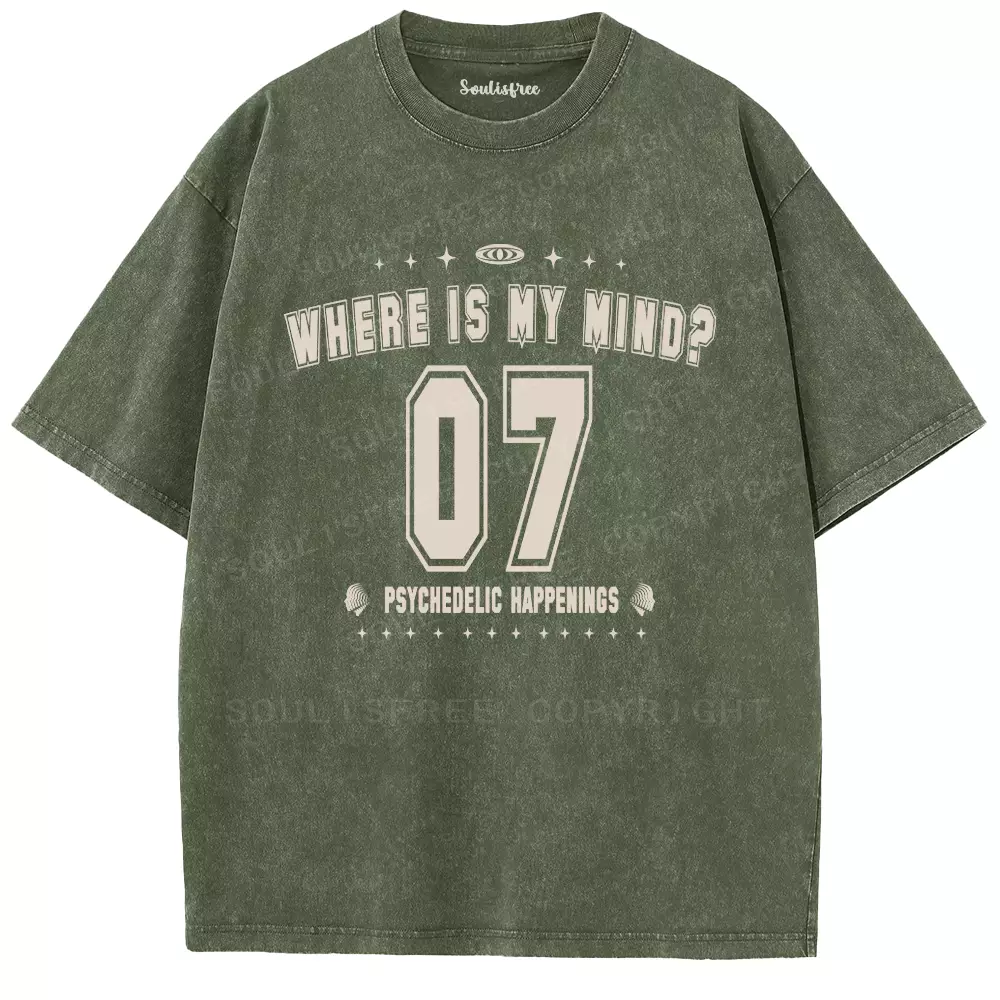 Personalized Where Is My Brain Washed T-shirt