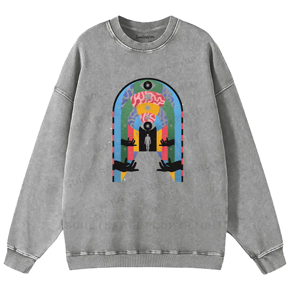 A Warm Welcome  Washed Sweatshirts