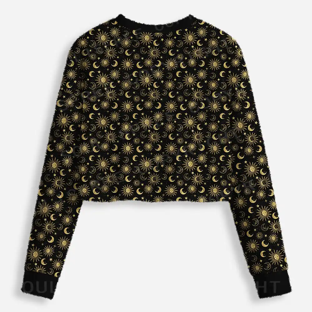 Stellar Dreams Cropped Ugly Christmas Sweater