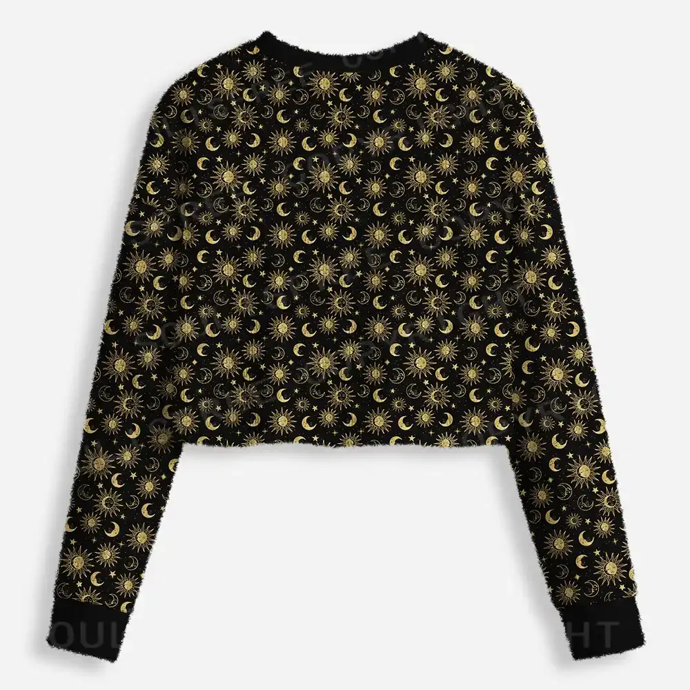 Stellar Dreams Cropped Ugly Christmas Sweater