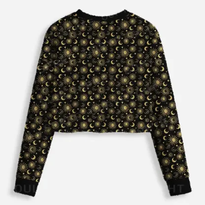 Stellar Dreams Cropped Ugly Christmas Sweater