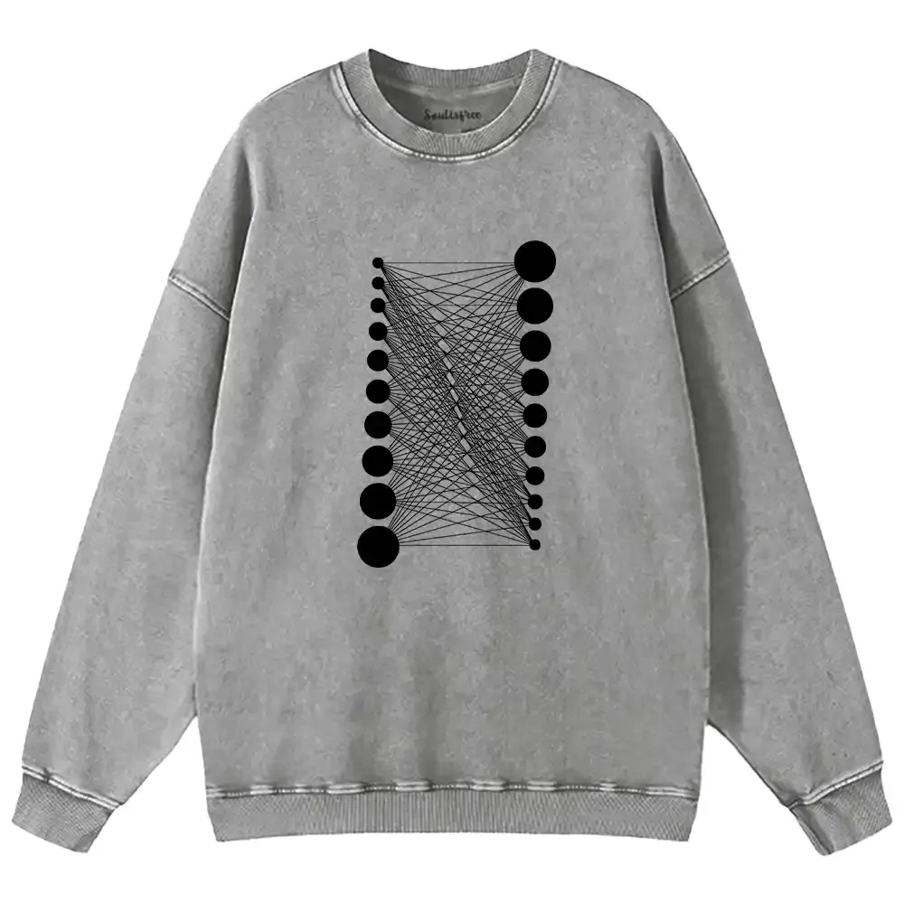 The Grid Within Washed Sweatshirts