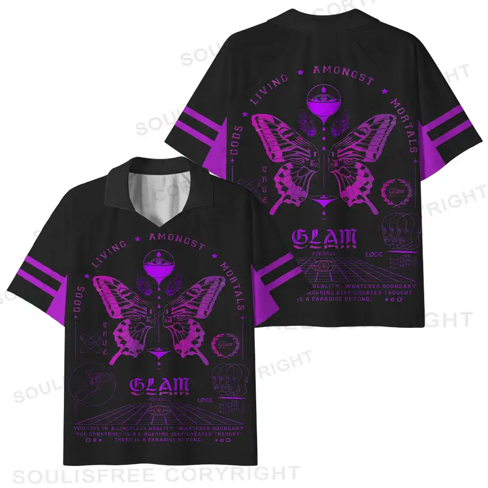 Gods Living Among Us Polo Collar Unisex Jersey