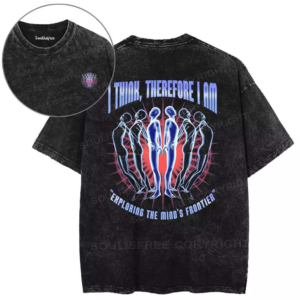 EKPLORING THE MIND'S FRONTIER  Washed T-shirt