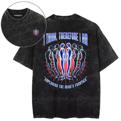 EKPLORING THE MIND'S FRONTIER  Washed T-shirt