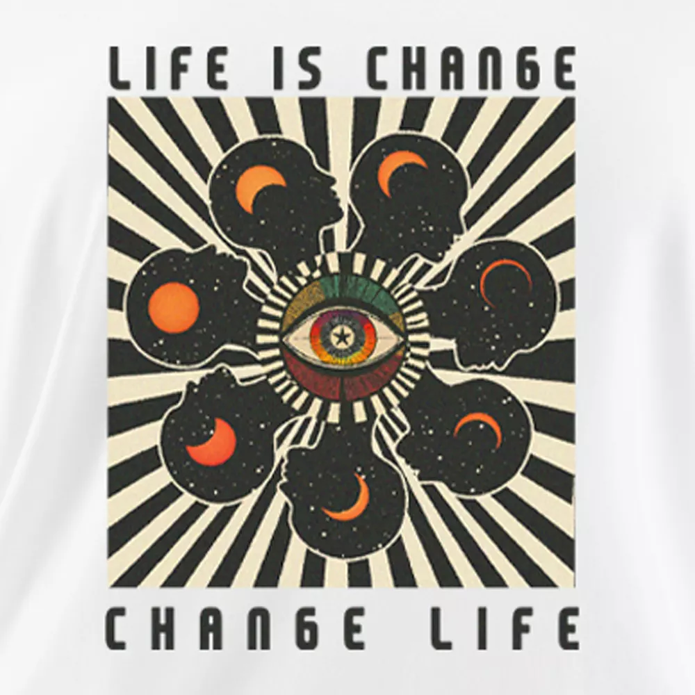 LIFE IS CHANGE, CHANGE LIFE Off Shoulder Top