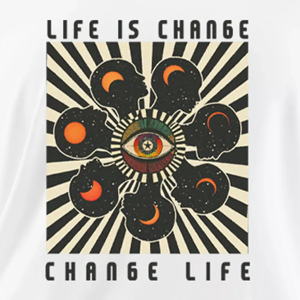 LIFE IS CHANGE, CHANGE LIFE Off Shoulder Top