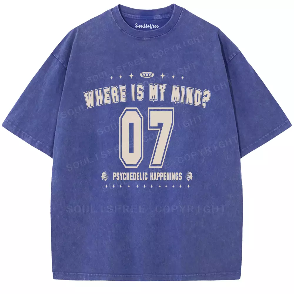 Personalized Where Is My Brain Washed T-shirt