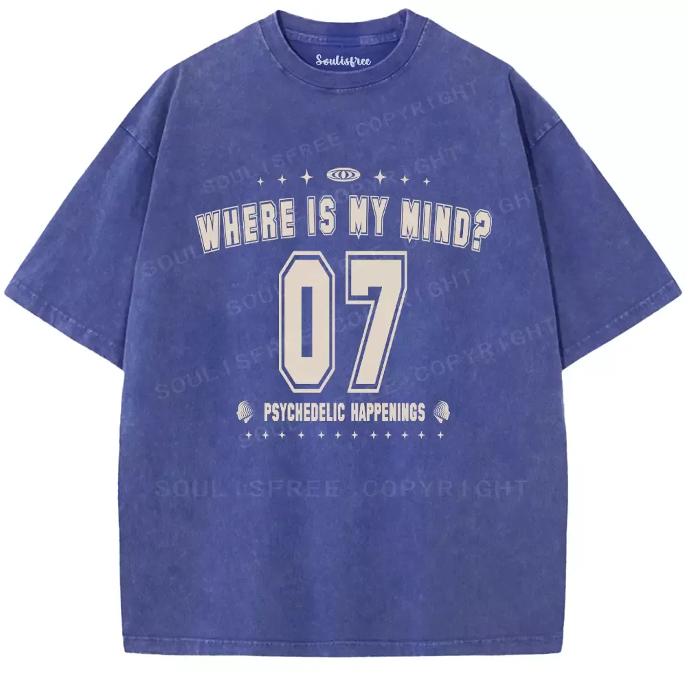 Personalized Where Is My Brain Washed T-shirt
