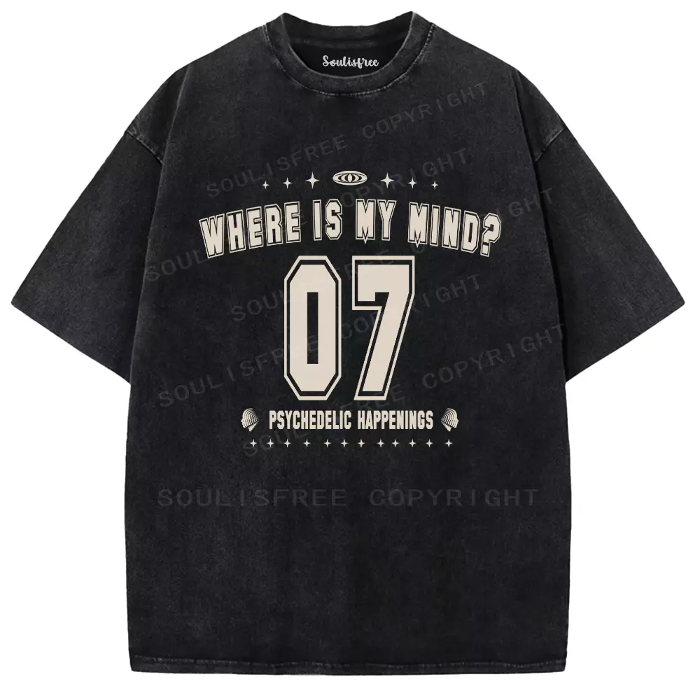 Personalized Where Is My Brain Washed T-shirt