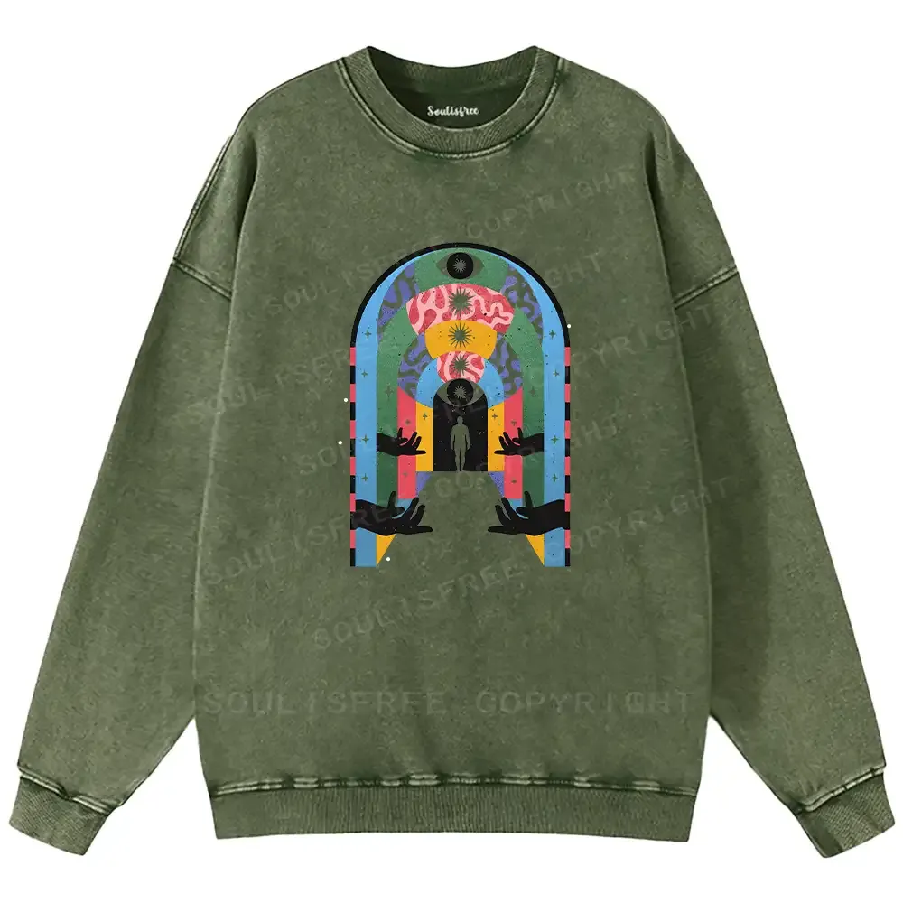 A Warm Welcome  Washed Sweatshirts