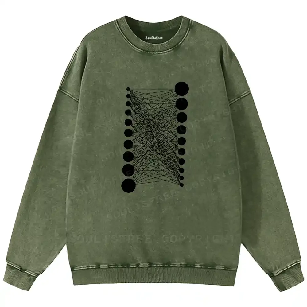 The Grid Within Washed Sweatshirts