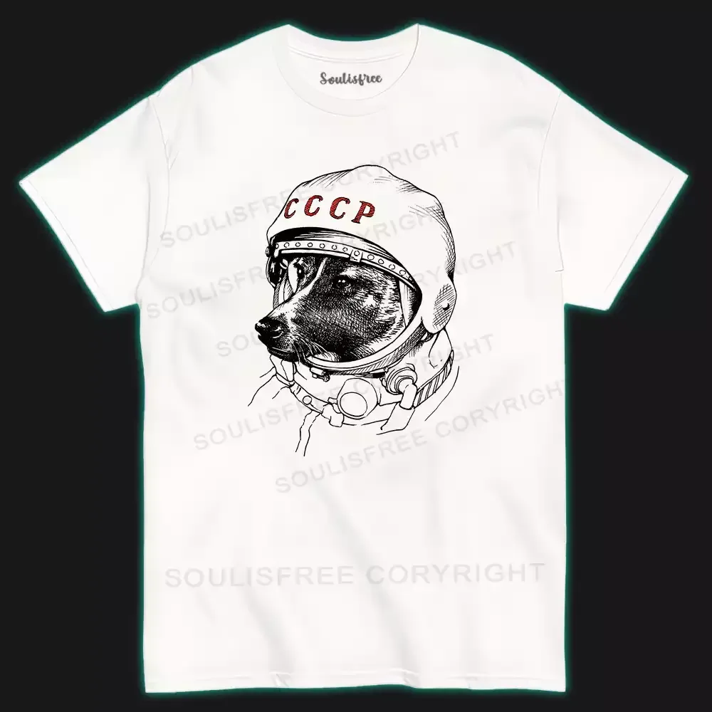 Designed Astro Dog I Astronaut T-shirt