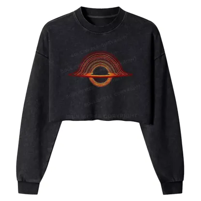 Planet Aperture Washed Cropped Sweatshirt