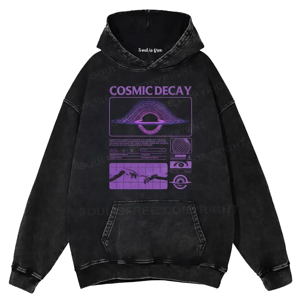 Designed The Eternal Disappearance Washed Hoodie