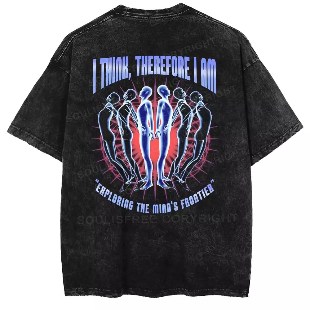 EKPLORING THE MIND'S FRONTIER  Washed T-shirt