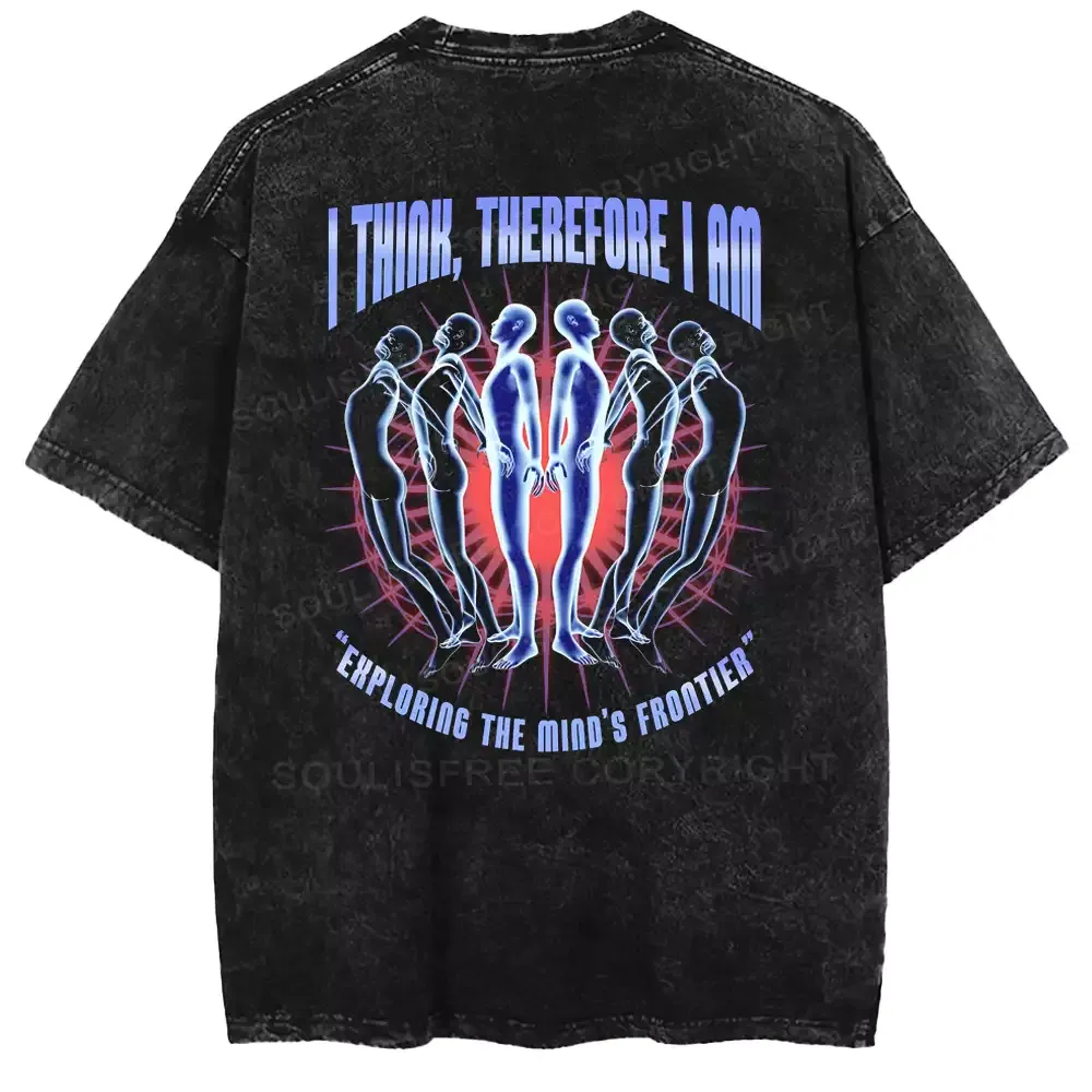 EKPLORING THE MIND'S FRONTIER  Washed T-shirt