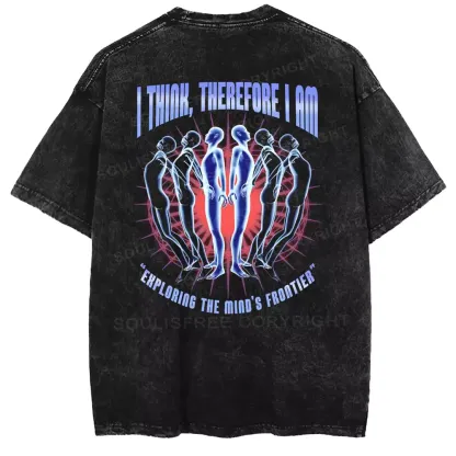 EKPLORING THE MIND'S FRONTIER  Washed T-shirt