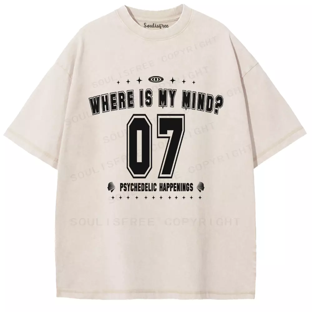 Personalized Where Is My Brain Washed T-shirt