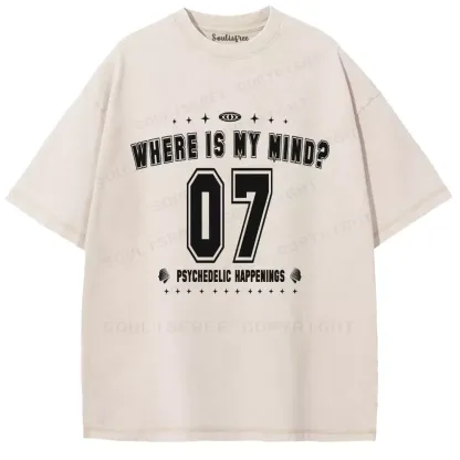 Personalized Where Is My Brain Washed T-shirt