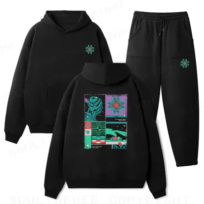 Shadows and Moonlight Fleece Hoodie Set