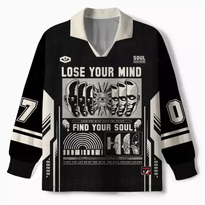 Lose Mind, Find Soul Long Sleeve Polo Jersey
