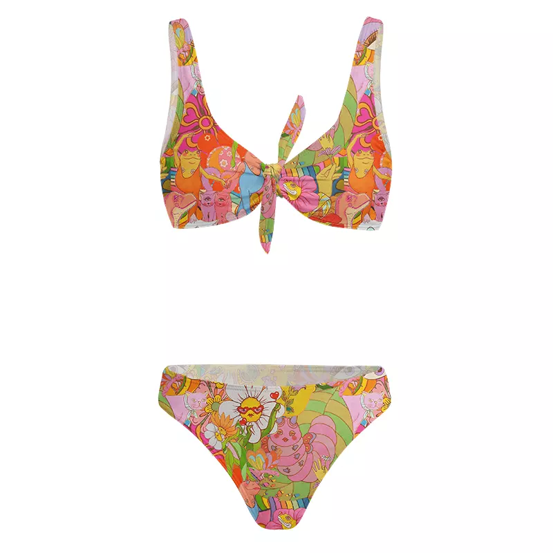 Soulisfree Garden of Joy Glitch Bow Bikini
