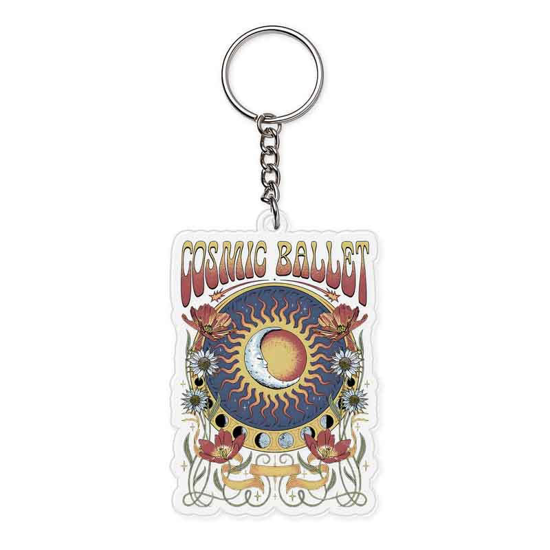 Psychedelic Ballet Keychain
