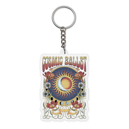 Psychedelic Ballet Keychain