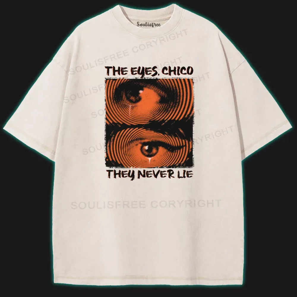 Designed The Eyes Chico Washed T-shirt