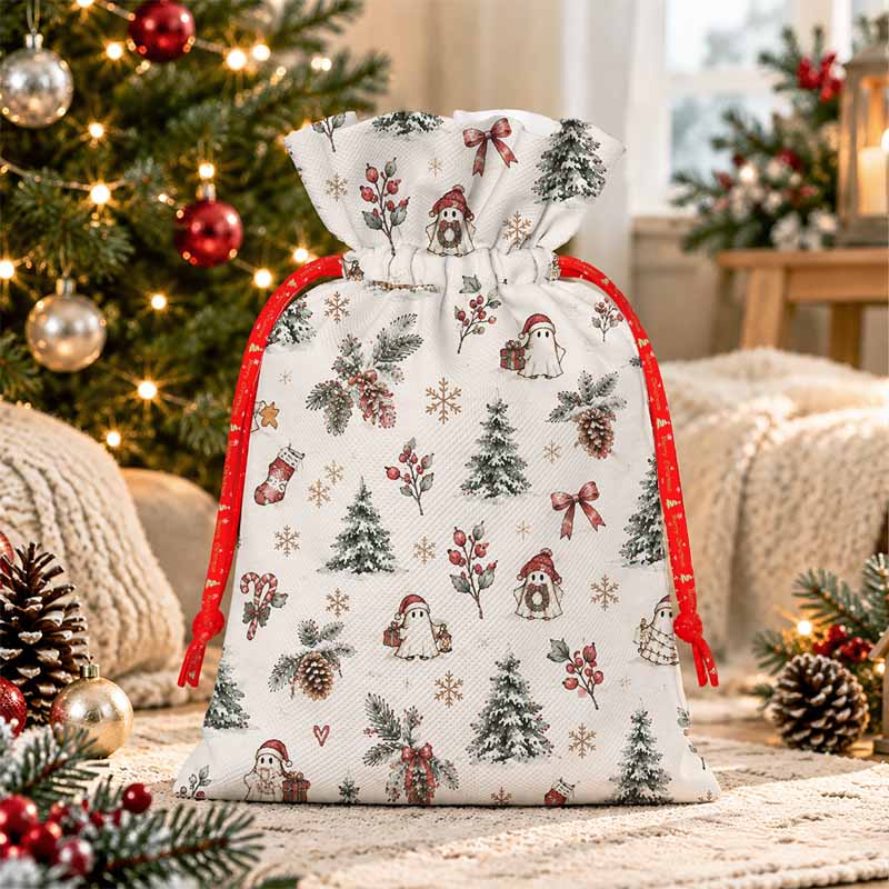 Soulisfree A Christmas Forest Dream Christmas Gift Pouch