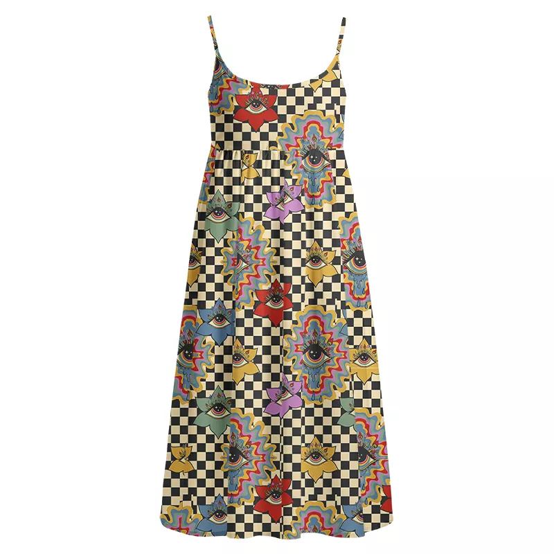 Soulisfree Third Eye Bloom Boho Midi Dress