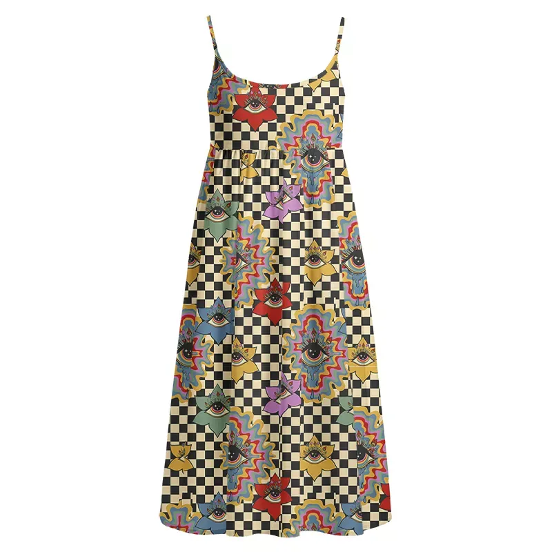 Soulisfree Third Eye Bloom Boho Midi Dress