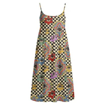 Soulisfree Third Eye Bloom Boho Midi Dress