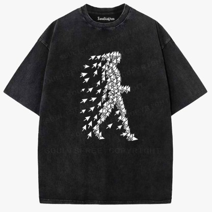 Soulisfree  The Cursor Traveler Washed Tee