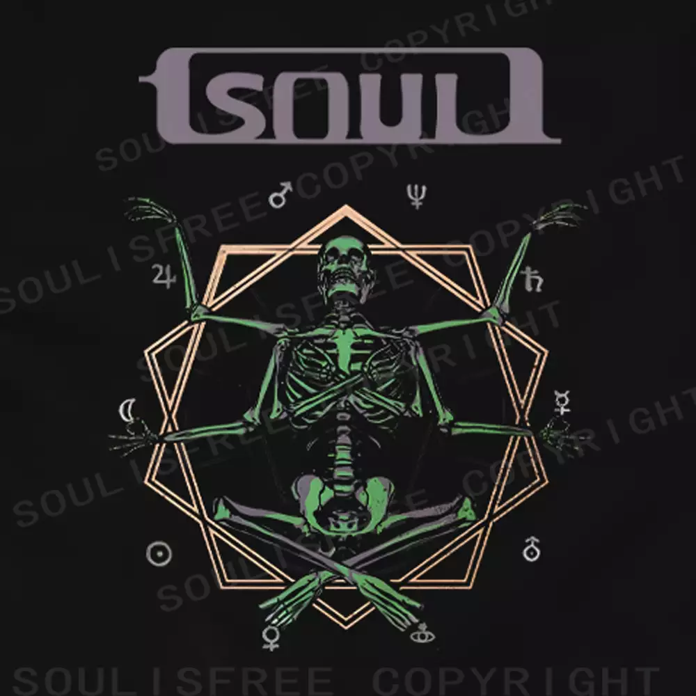 Soulisfree Soul Meditation Geometry Washed Tee