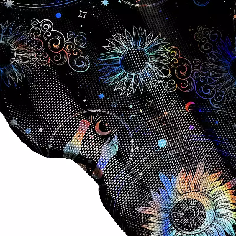 Soulisfree Galactic Whirl Sheer Mesh Cover Up