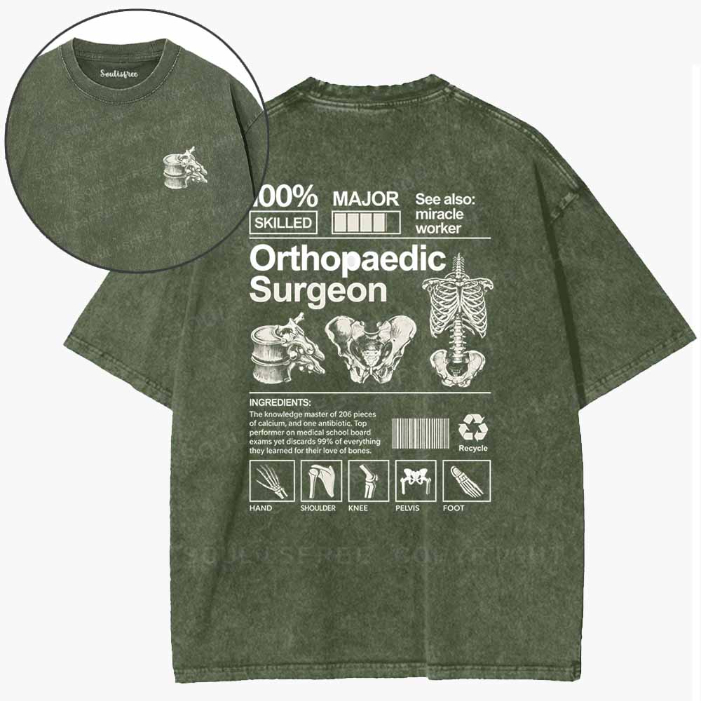 Soulisfree  The Keeper Of Human Bones Washed Tee