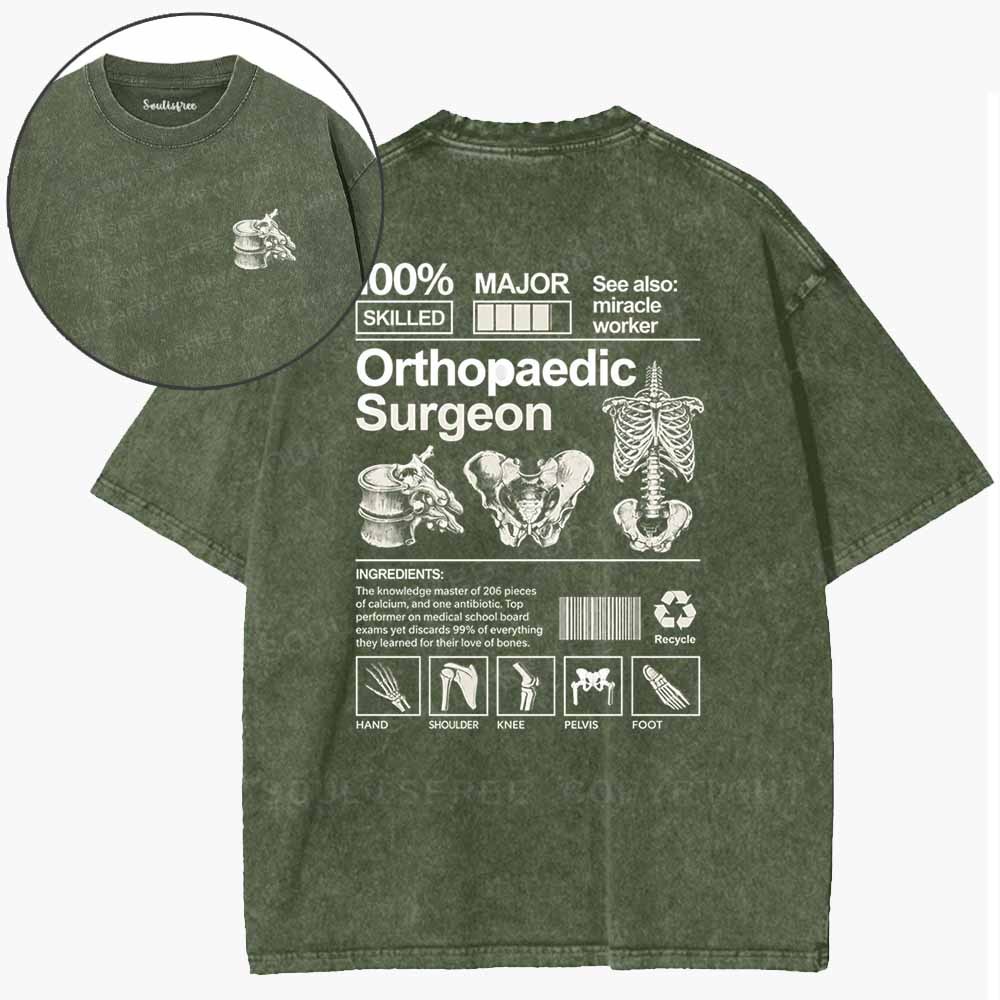 Soulisfree  The Keeper Of Human Bones Washed Tee