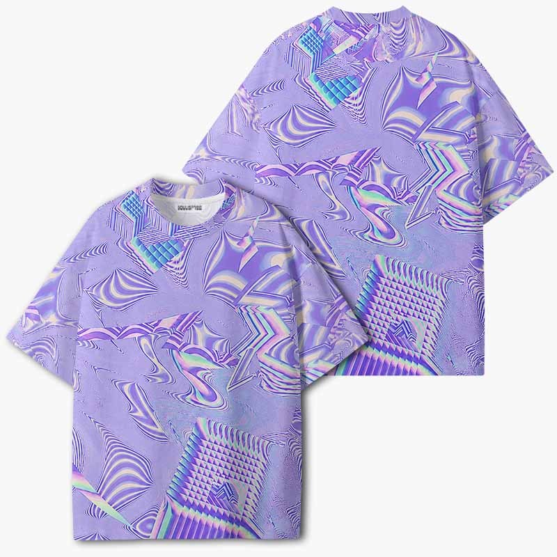 Soulisfree NOTHING STAYS IN ONE FORM ECO‑PERF Graphic Tee