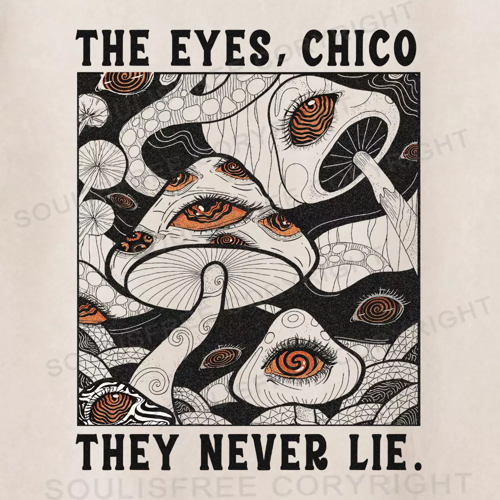 Mushroom Eyes, Infinite Truth Washed T-shirt