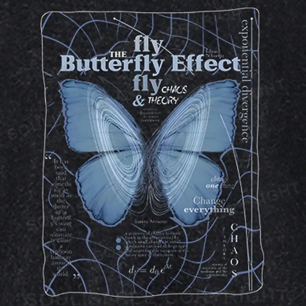 Butterfly Effect Washed Hoodie