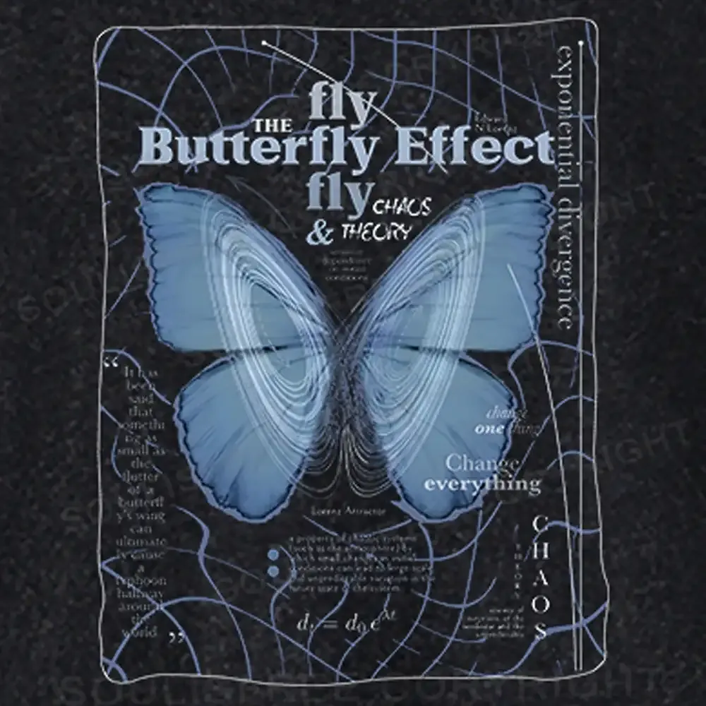 Butterfly Effect Basic Washed T-shirt
