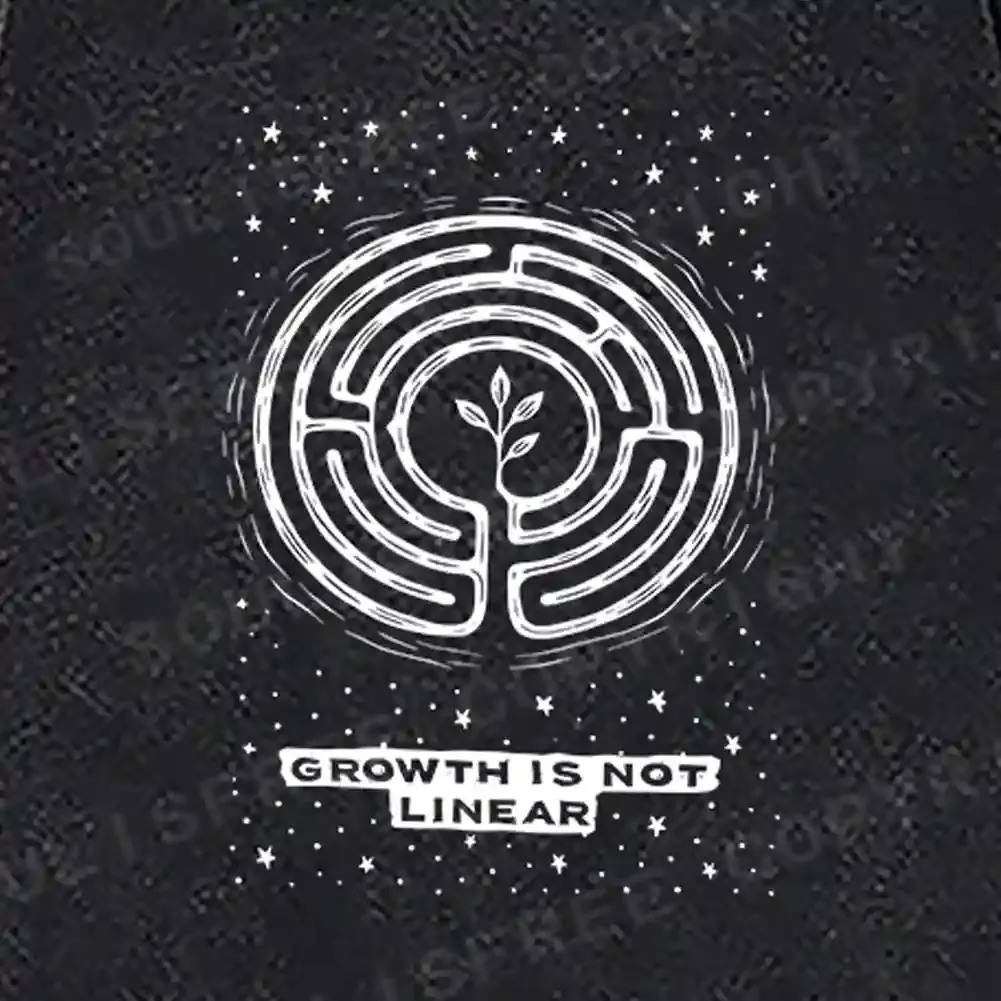 Growth Is Not Linear Washed Sweatshirts