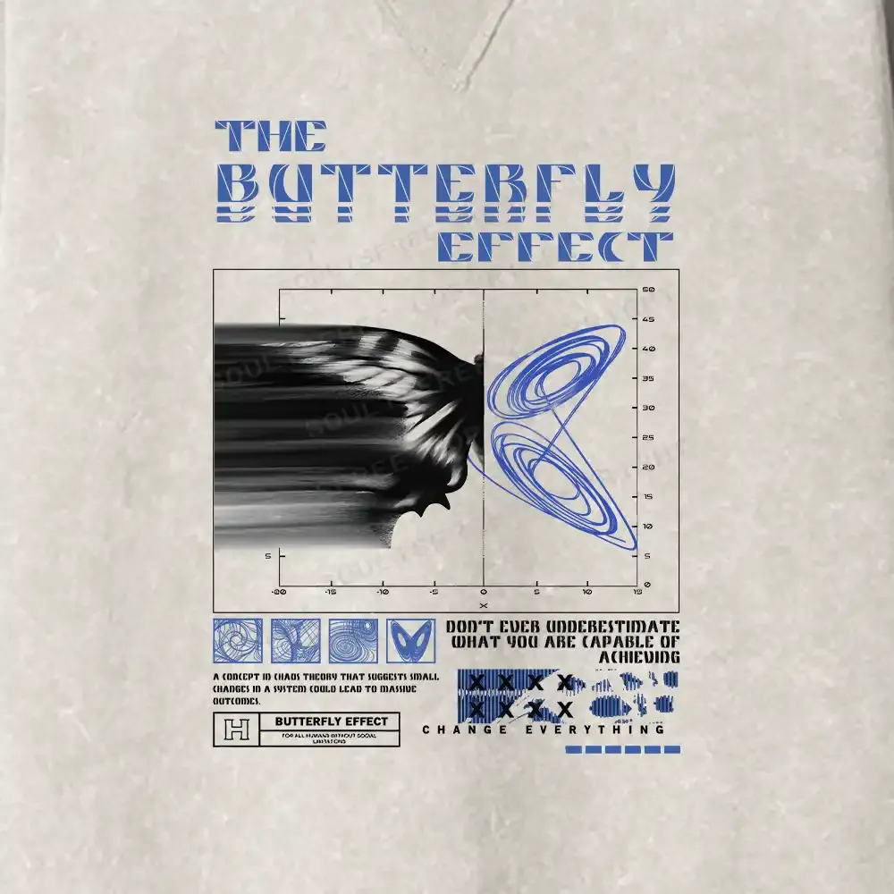 Chaos in Motion Fit Washed Sweatshirt