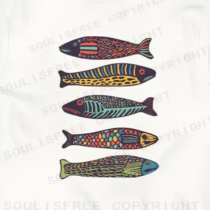 Colourful Schools Of Fish T-shirt