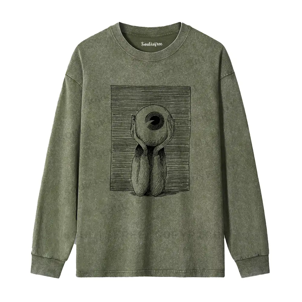 The Eye of the Beholder Washed Long Sleeve Shirt