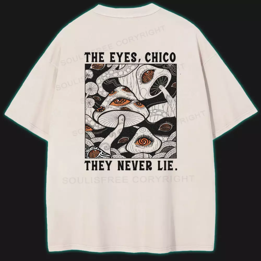 Mushroom Eyes, Infinite Truth Washed T-shirt