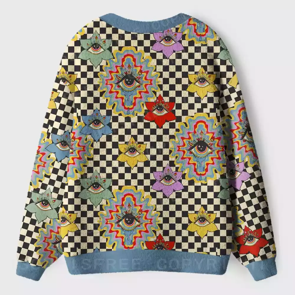 Third Eye Bloom Ugly Cardigan Sweaters